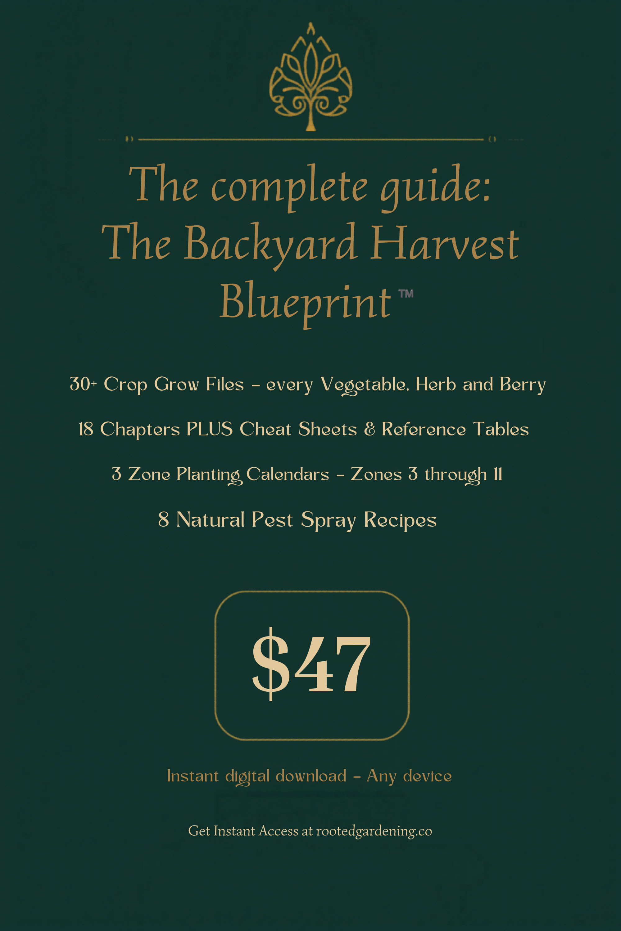Backyard Harvest Blueprint β pricing